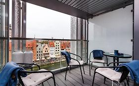 Apart ,,Centrum Stare Miasto ,, Widok na Motławę